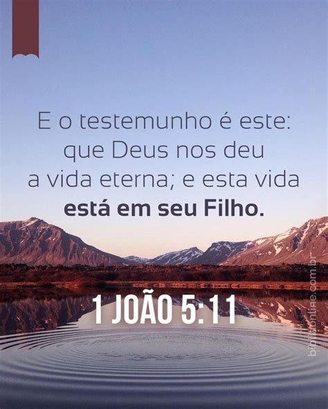 Deus Nos Deu A Vida Eterna Em Deus Palavra De Deus B Blia