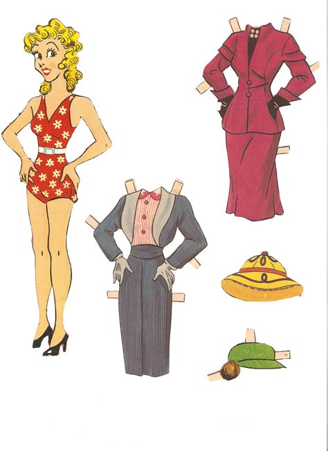 Miss Missy Paper Dolls Blondie Paper Doll 1954