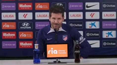 Simeone Y La Contundente Respuesta Sobre Su Influencia En Las Victorias Del Atlético Ante El