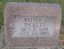 Walter S Pickett Memorial Find A Grave