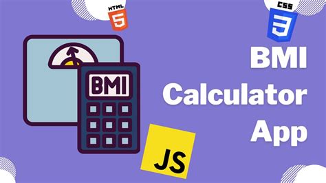 Building A Bmi Calculator With Javascript Html Css Youtube