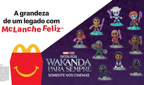 O Legado De Wakanda Chega Ao McLanche Feliz Os Brinquedos De