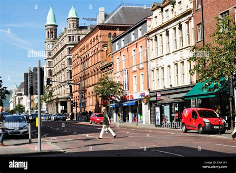 Belfast Downtown Street Northern Ireland Uk Stock Photo Alamy