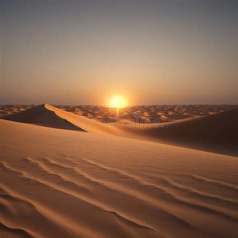 Sand Dunes Of Wahiba Sands Are In The Desert Of Oman Stock