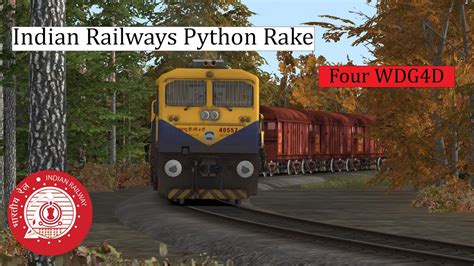 Indian Railways Python Rake 3 WDG4D 1 WDG4 Indian Railways