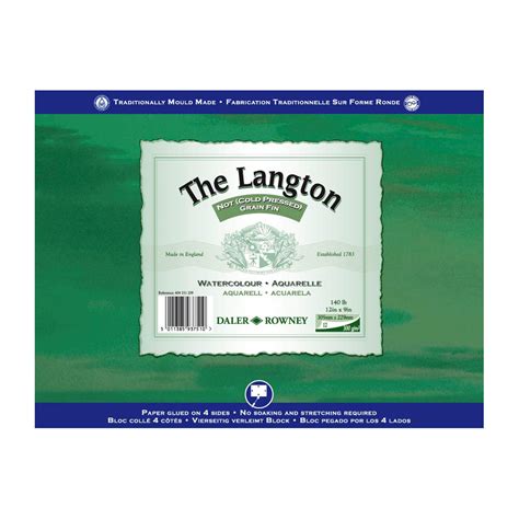 Daler Rowney Block Watercolour Paper The Langton Prestige X Cold