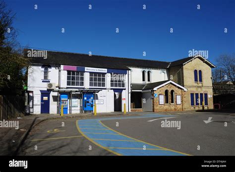 Railway Station Approach Baldock Hertfordshire England Uk Stock