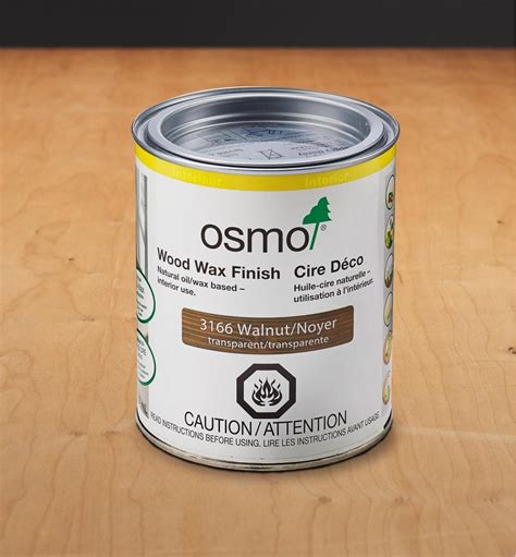 Osmo Walnut Wood Wax Finish Lee Valley Tools