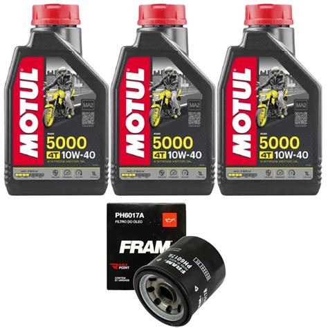 Kit Troca Oleo E Filtro Motul W Yamaha Yzf R Mt No Shoptime