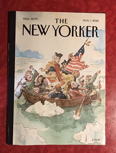 The New Yorker November 1 2021 Crossing The Divide By Barry Blitt Cover