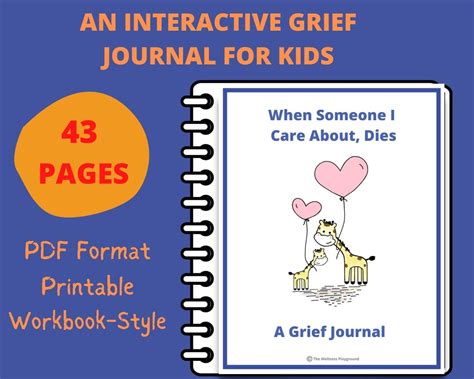 Grief Journal For Kids Grief Social Story Childrens Grief Journal