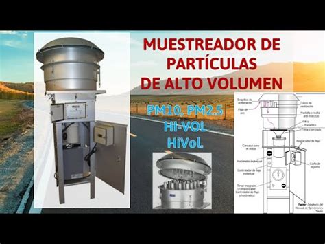 Muestreador de partículas de alto volumen PM10 HI VOL HiVol YouTube