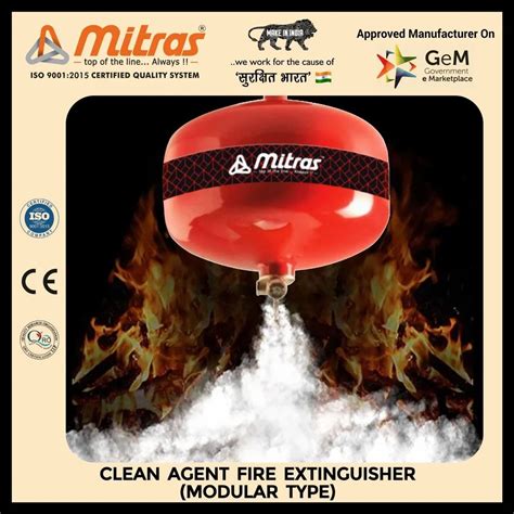 Clean Agent Modular Fire Extinguisher Kg At Rs Ca Fire