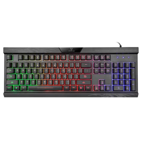 Vertux Amber Pro Performance Gaming Keyboard Englisharabic