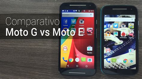 Comparativo Moto E Vs Moto G Tudocelular Youtube