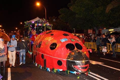 Santa Cruz De Tenerife Carnival Editorial Stock Image - Image of party ...