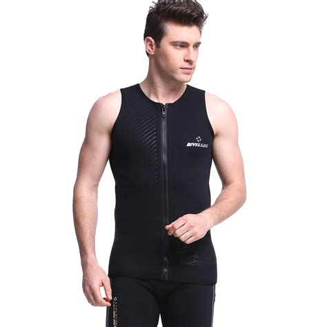 Dive Sail Mm Neoprene Men S Wetsuit Vest Sleeveless Front Zipper