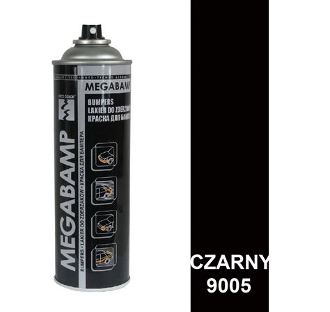 Farba Akrylowa Spray Zderzak Plastik Ml Czarny Ral Czarny Po Y