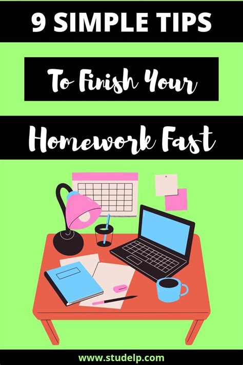 How To Do Your Homework Fast Do Homework Holiday Homework High