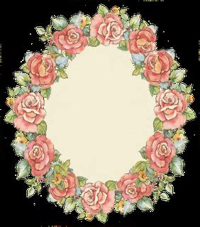 Free Digital Oval Yellow Rose Flower Frame In Vintage Design Ovaler