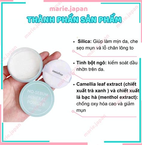 Phấn Phủ Kiềm Dầu Dạng Bột Khoáng Innisfree No Sebum 5g