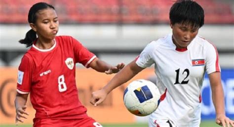 Hasil Piala Asia Wanita U Indonesia Kalah Telak Dari Korea