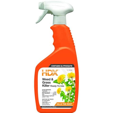 Hdx 24 Oz Ready To Use Weed And Grass Killer Hg 98022 The Home Depot