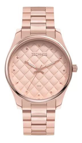 Reloj Technos Brillo Ros Para Mujer Env O Oficial En Tienda Horas