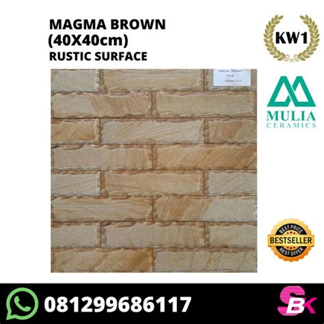 Jual Keramik Teras 40x40 Magma Jakarta Timur Sinar Bintang Keramik