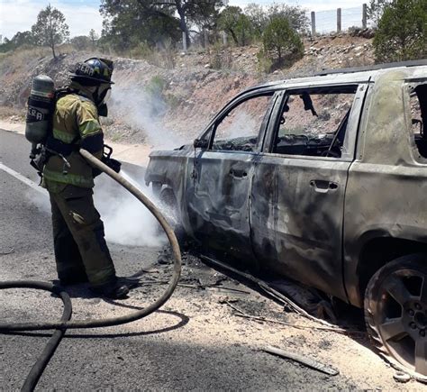 Se incendió camioneta en la supercarretera Video Notigram