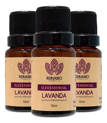 Kit Leo Essencial Lavanda Puro Reinabio Ml Mercadolivre