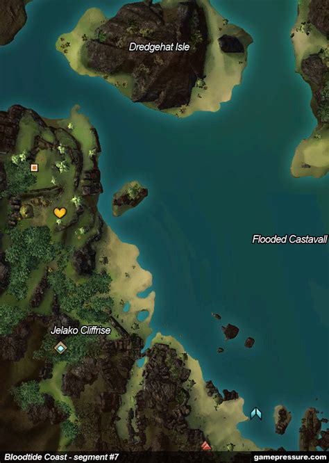 Bloodtide Coast Maps Guild Wars Game Guide Gamepressure