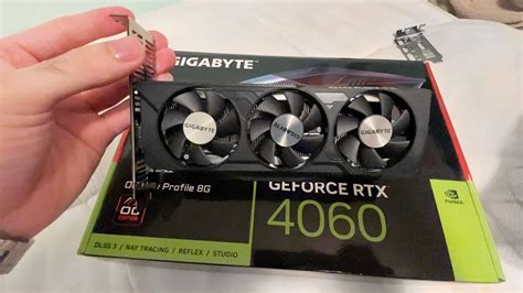 Gigabyte Geforce Rtx 4060 Oc Low Profile Unboxing First Look Youtube