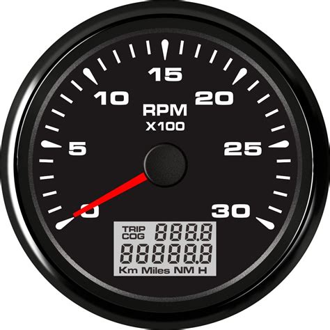 85mm 0 3000RPM Marine Tachometer Gauges LCd Revo Grandado