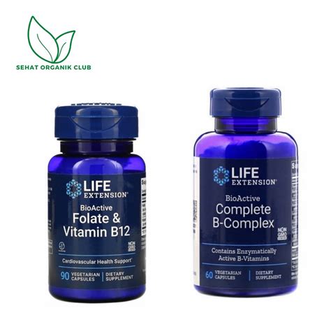 Jual Life Extension Bioactive Folate Vitamin B Capsul