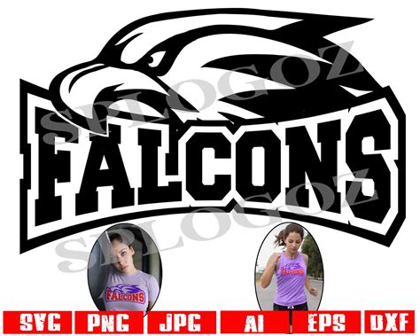 Silhouette Cut, Silhouette Studio, Softball Team Names, Falcon Logo ...