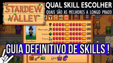 Stardew Valley Dicas Guia Definitivo De Skills Youtube