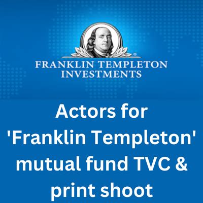 Actors For Franklin Templeton Mutual Fund TVC Print Shoot