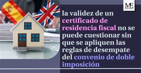 Validez De Un Certificado De Residencia Fiscal