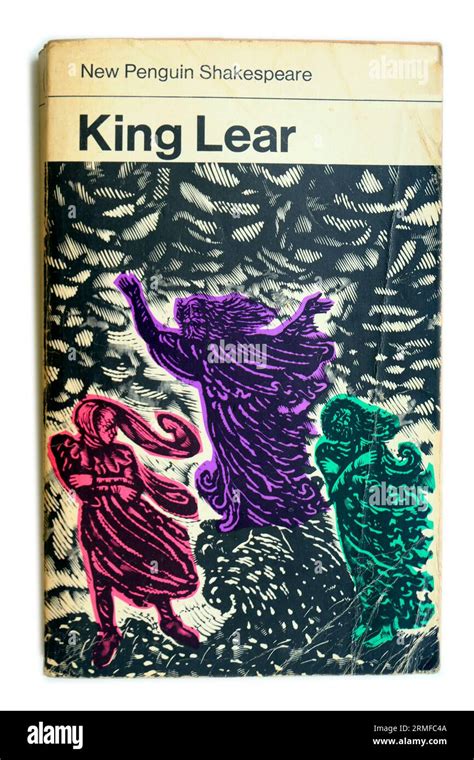 King Lear By William Shakespeare Paperback Book Cover On White