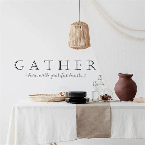 Gather Here With Grateful Hearts Gathering Space Wall Art The