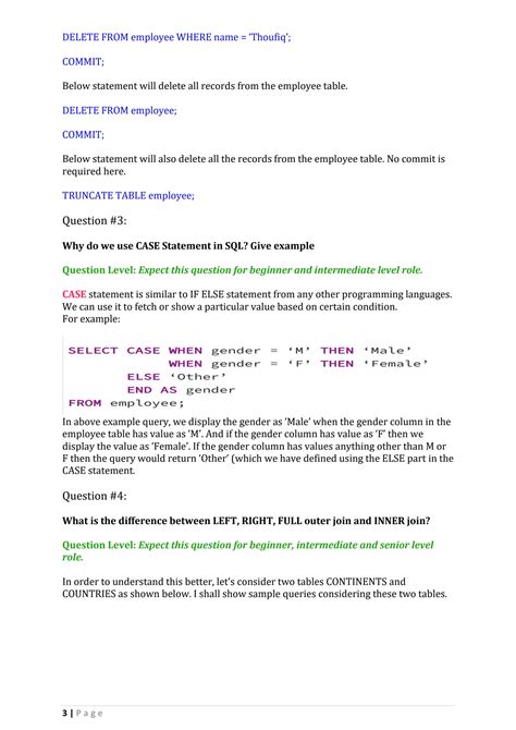 SOLUTION Top 25 Most Asked Interview SQL Questions With Answer Studypool