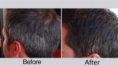 Before And After Mens Hair Color For Covering Gray Hair Youtube