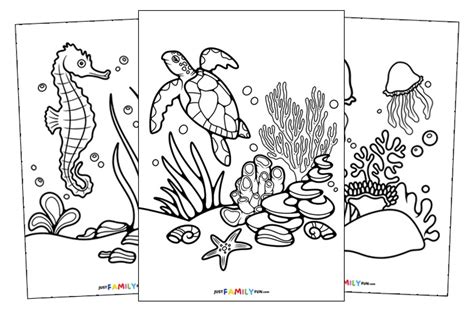 Free Coral Reef Coloring Pages