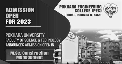 Msc In Construction Management Admission Open At Pokhara