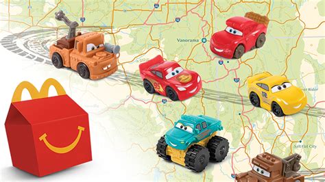 Mcdonald S Traz Brinquedos De Carros Na Estrada No Mclanche Feliz