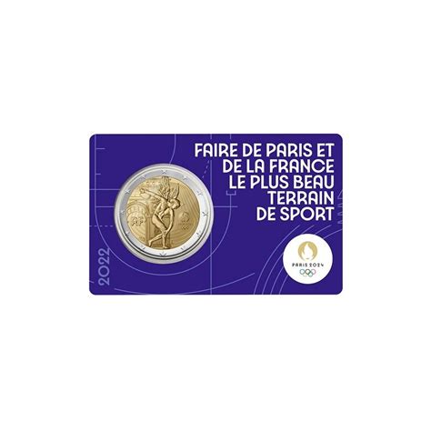 Accueil Monnaies Euro 2 Euros commémorative France 2022 Le Génie JO