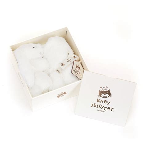 Bashful Luxe Bunny Luna Soother Packaged By Jellycat