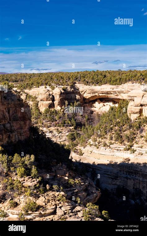 Ancient Cliff Dwellings Of The Ancestral Pueblos In The Mesa Verde