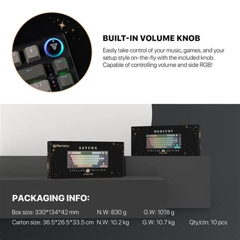 Fantech Mk Atom Pro Wireless Mechanical Keyboard Blue Switch Red Switch Pin Hot Swap